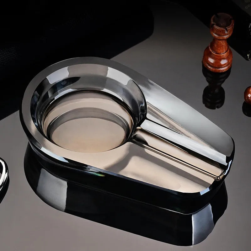 Crystal Cigar Ashtray – Home & Office Tabletop Decor