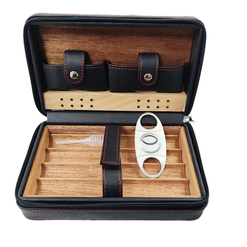 Leather Cigar Case Humidor