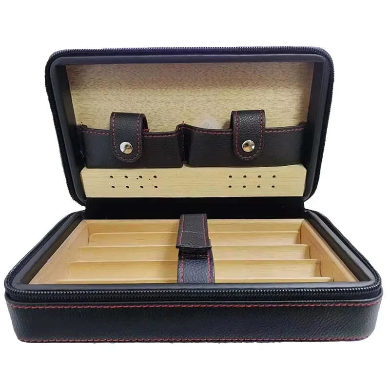 Leather Cigar Case Humidor