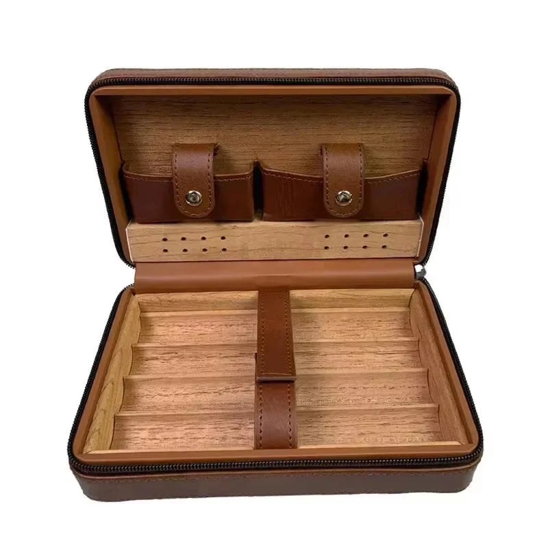 Leather Cigar Case Humidor