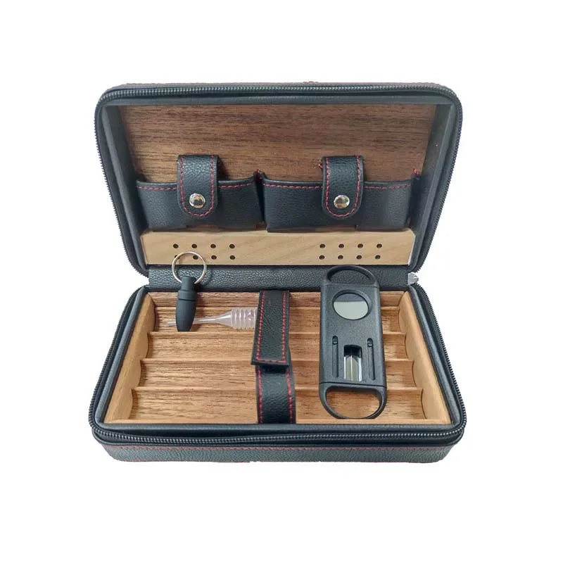 Leather Cigar Case Humidor